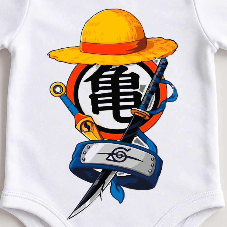 Body de Bebé Anime Legends – One Piece, Naruto y Dragon Ball | SAMALEY