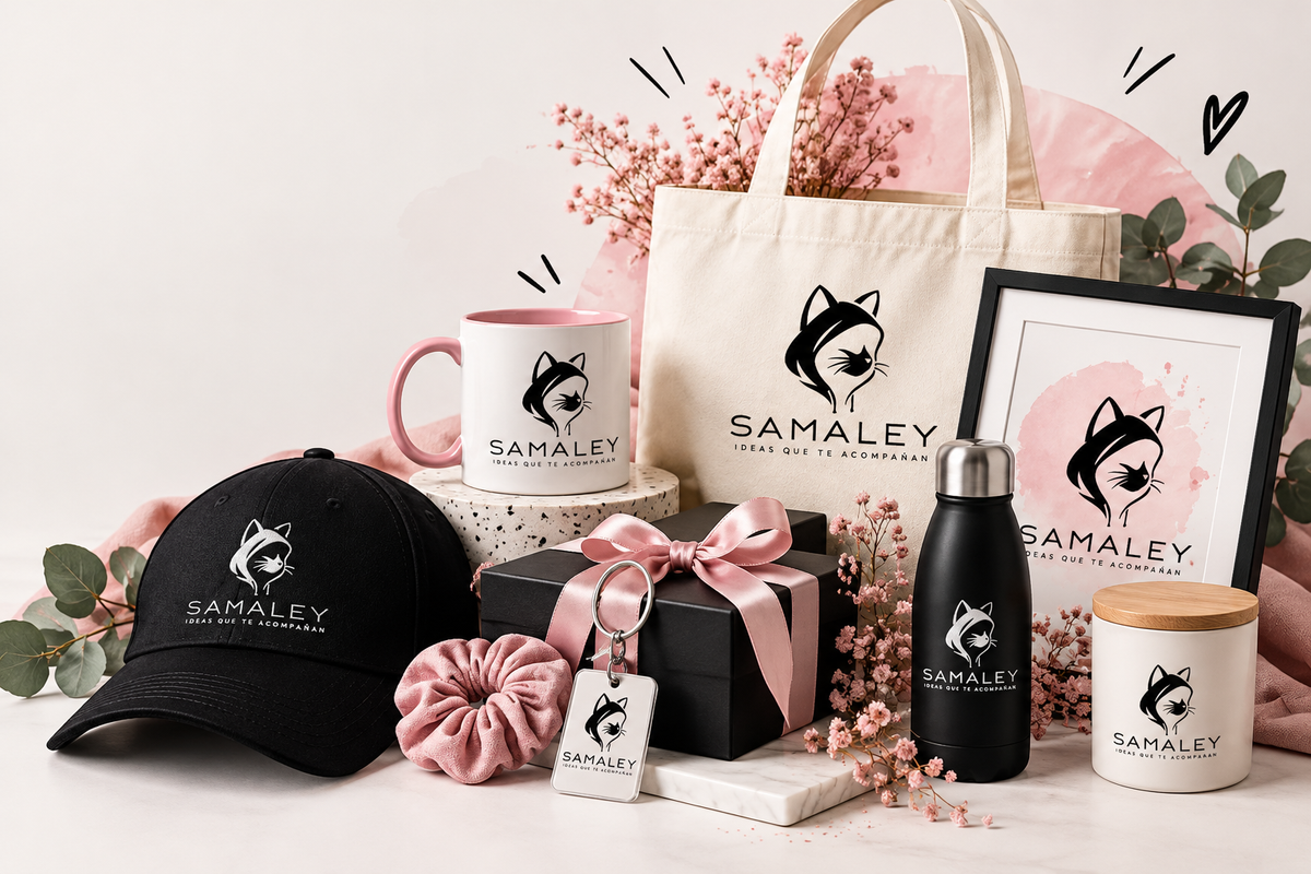 Composición de regalos personalizados