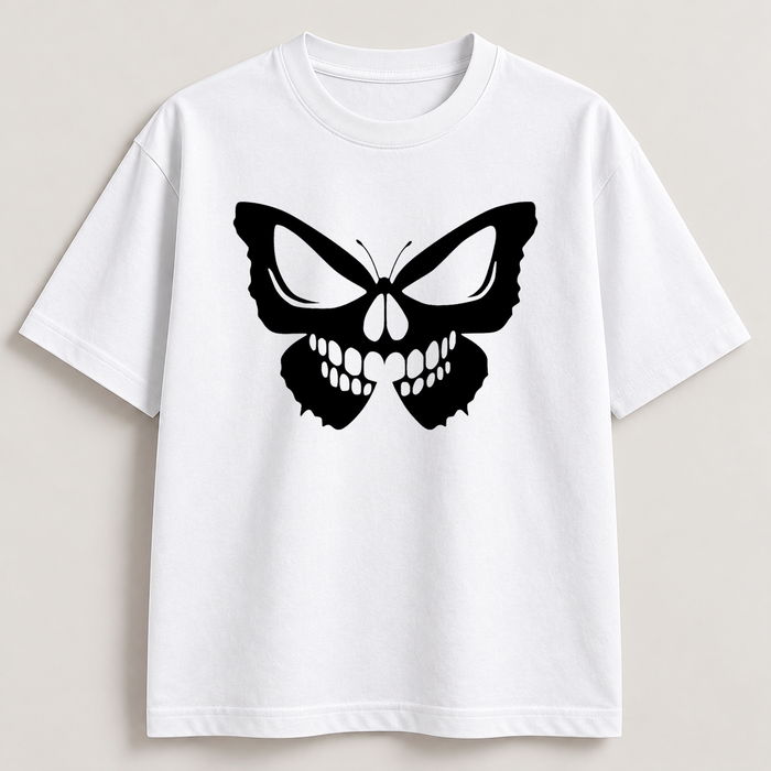 SKULL BUTTERFLY – Camiseta Oversize