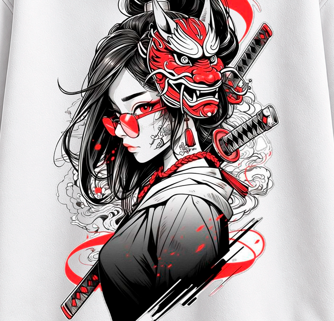 Sudadera Japonesa ONI GIRL | SAMALEY